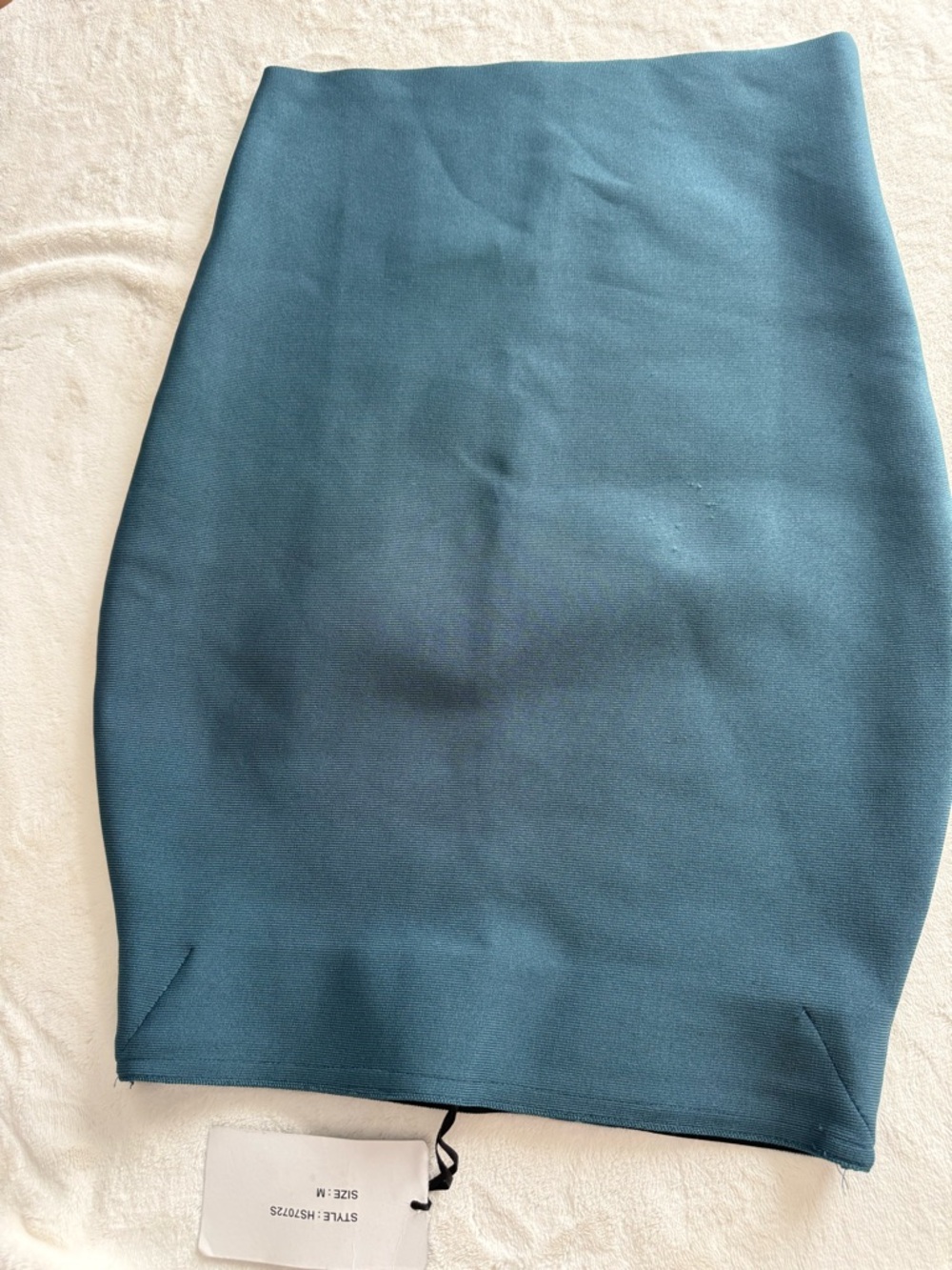 Classic Teal Pencil Skirt